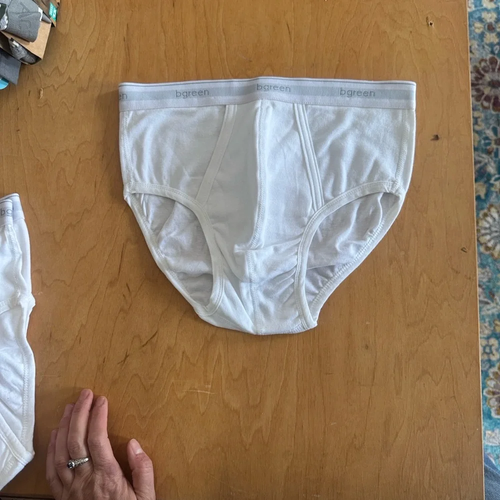 BGREEN 100% Organic Cotton Men's Underwear - SET of 3 - men’s S - NEW